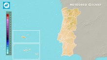 Prevê-se chuva abundante de norte a sul de Portugal continental na Semana da Páscoa