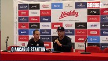 GIANCARLO STANTON elogió el estadio de los DIABLOS DE MÉXICO