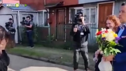 Bebé se reencontró con su familia