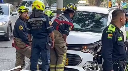 Conductor en estado de embriaguez atropelló a dos personas en ciclorruta de Medellín