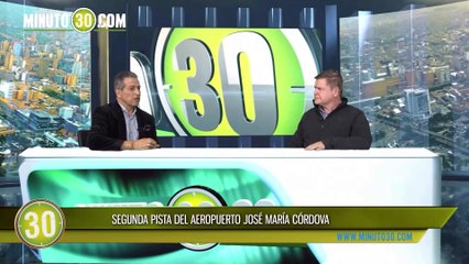 Francisco Sánchez, director de Minuto30, habla con Juan Carlos Vélez Exsenador de la República - Recortada