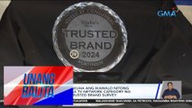 GMA Network, nakuha ang ikawalo nitong Platinum award sa TV Network category ng Reader's Digest Trusted Brand Survey | UB