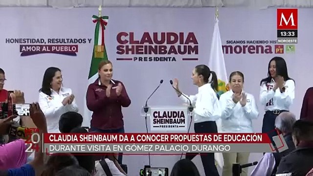 Claudia Sheinbaum busca fortalecer la educación media superior