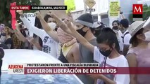 Siguen las protestas en Guadalajara por la muerte de #Giovanni López