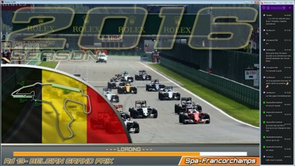 F1Brain S3 | 2015 : GP de Belgique 10/16 - qualifs & courses | rFactor IA league