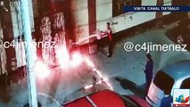 Prenden fuego a bodega y queman a vigilante en la colonia Doctores