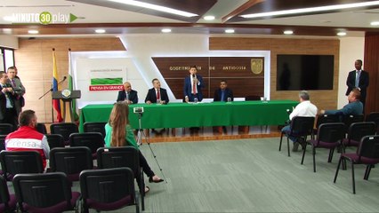 29-11-18 Gobernación de Antioquia anunció los proyectos aprobados en el Departamento