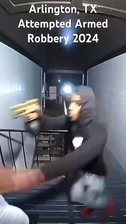 Woman saves her boyfriend from armed robbers