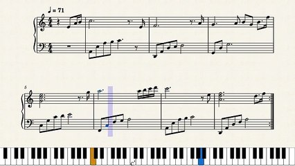 تعلم النوتة الموسيقية,,,ج7,,, بشكل تدريجى بالتدريب على عزف ,,دموع ,,تدوين ماهر الغمرى