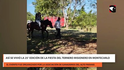 Así se vivió la 25° edición de la Fiesta del Ternero Misionero en Montecarlo