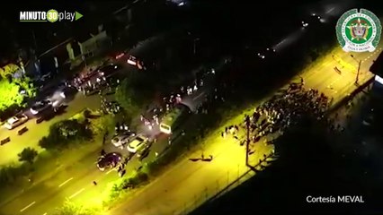 Agitadores se están infiltrando en marchas estudiantiles en Medellín según la Policía