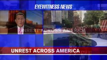 En un video grabado por oficiales de la policía de Nueva York atacados durante las protestas de George Floyd