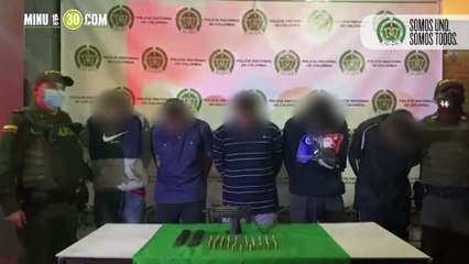 Captura de 5 sujetos armados en la comuna 13