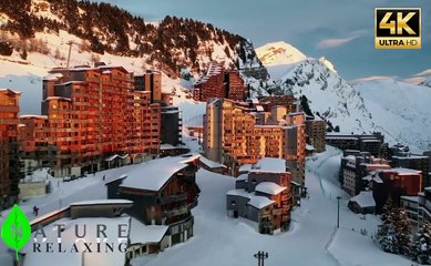 Take The Stress Out Of - Winter Season Relax nature Video 4K