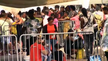 Caos en la frontera sur de México ante el récord de peticiones de refugio