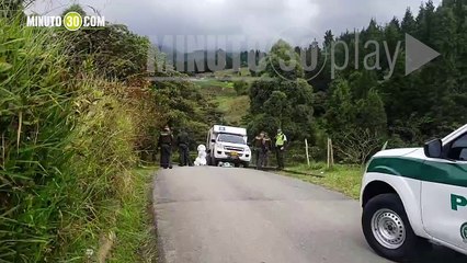Embolsado hallado en vía de San Cristobal
