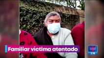 Piden justicia para mujer que murió en atentado a García Harfuch