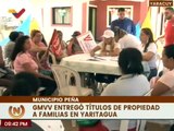 Yaracuy | GMVV entregó títulos de propiedad a 13 familias en Yaritagua