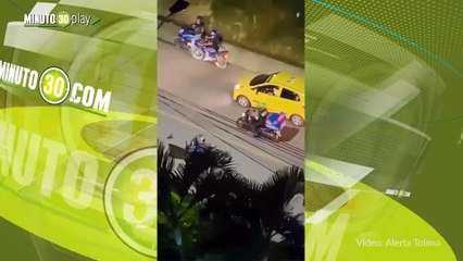 Le quemaron la moto a presunto ladron