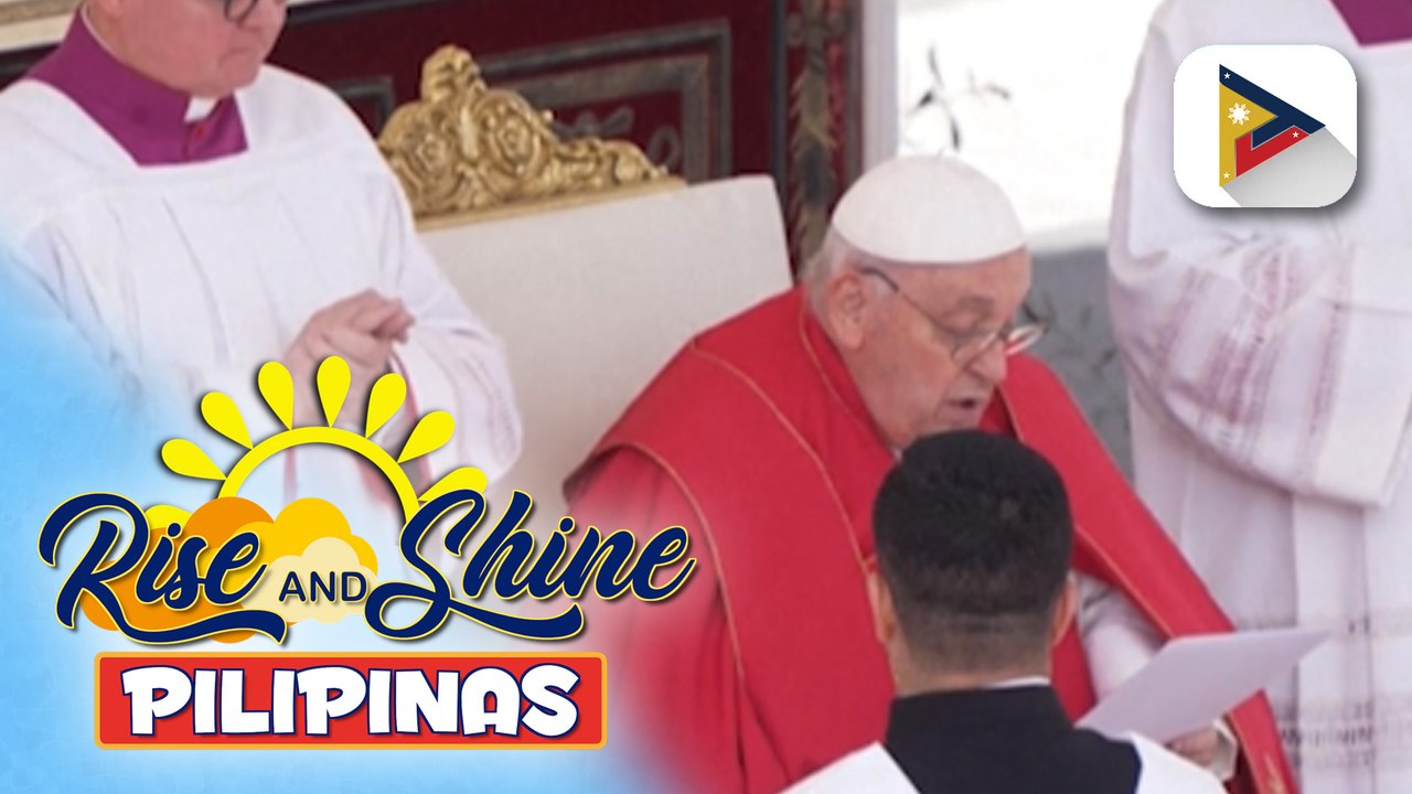 Pope Francis, wala munang sermon sa Palm Sunday...