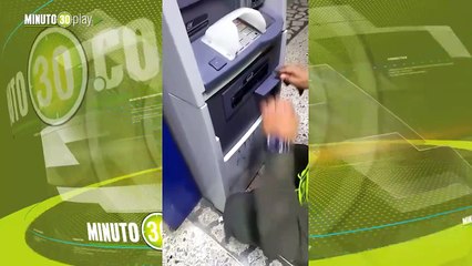 Ladrones pusieron cinta en ranura de un cajero en la Terminal del Norte