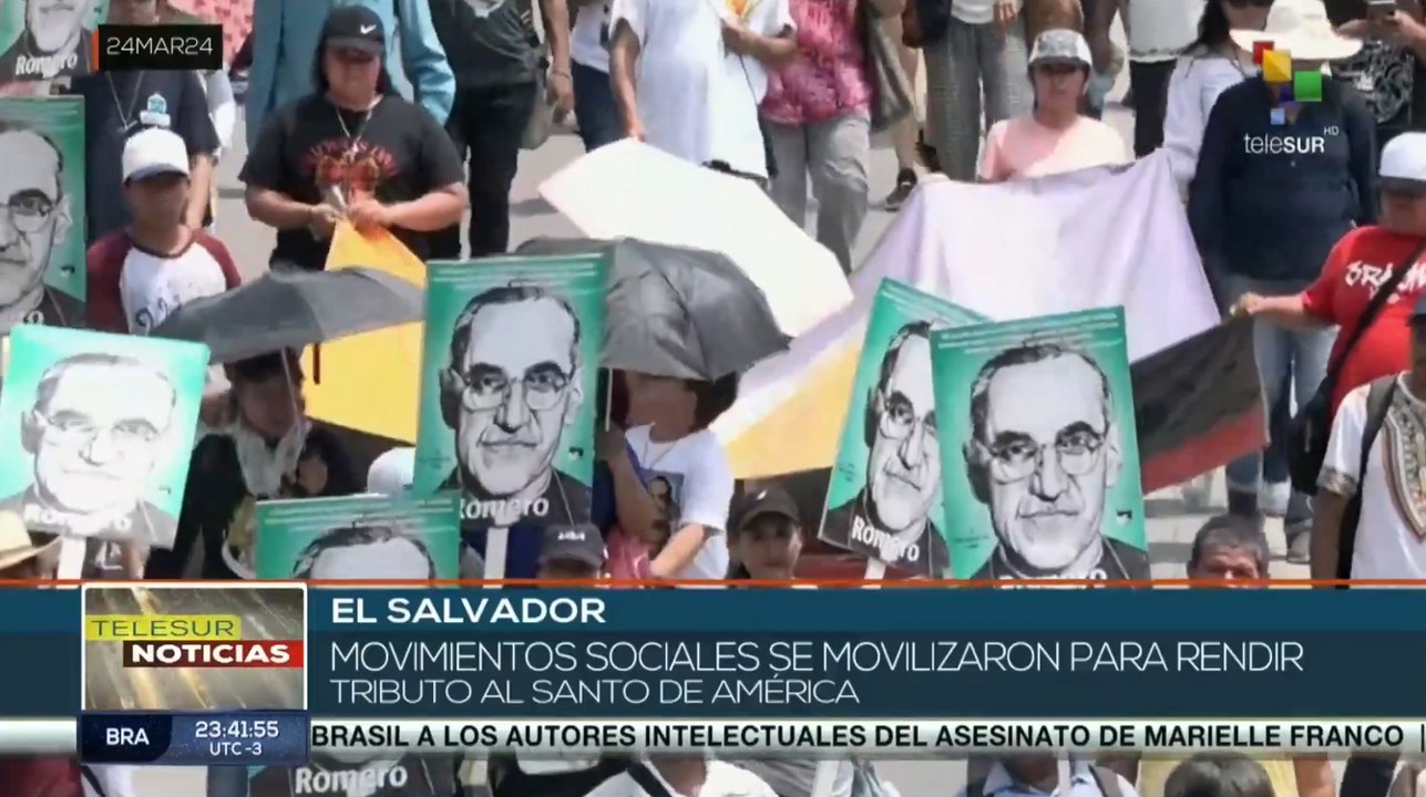 En El Salvador devotos rindieron tributo al Monseñor Óscar Arnulfo Romero