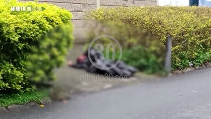 Un adulto mayor fue asesinado a machete y luego lo embolsaron en Laureles