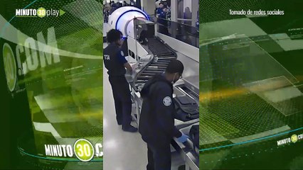 Así roban las pertenencias de los pasajeros en aeropuerto miami
