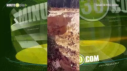 impresionante derrumbe de una mina de oro en Venezuela que se llevó a varias personas por delante