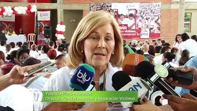 26-06-18 800 victimas recibieron en Medellin indemnizaciones economicas con el fin de ayudarlos a emprender nuevos proyectos de vida
