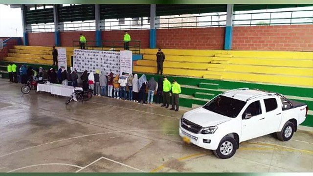 28-06-18 capturados 32 integrantes de la banda los fresas que se dedicaban al trafico de estupefacientes