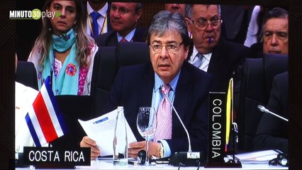 28-06-19 Lentitud y falta de generosidad de la comunidad internacional ante la crisis migratoria de venezolanos- Canciller Carlos Holmes