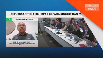 Pemotongan pertama kadar faedah AS dijangka berlaku pada Jun