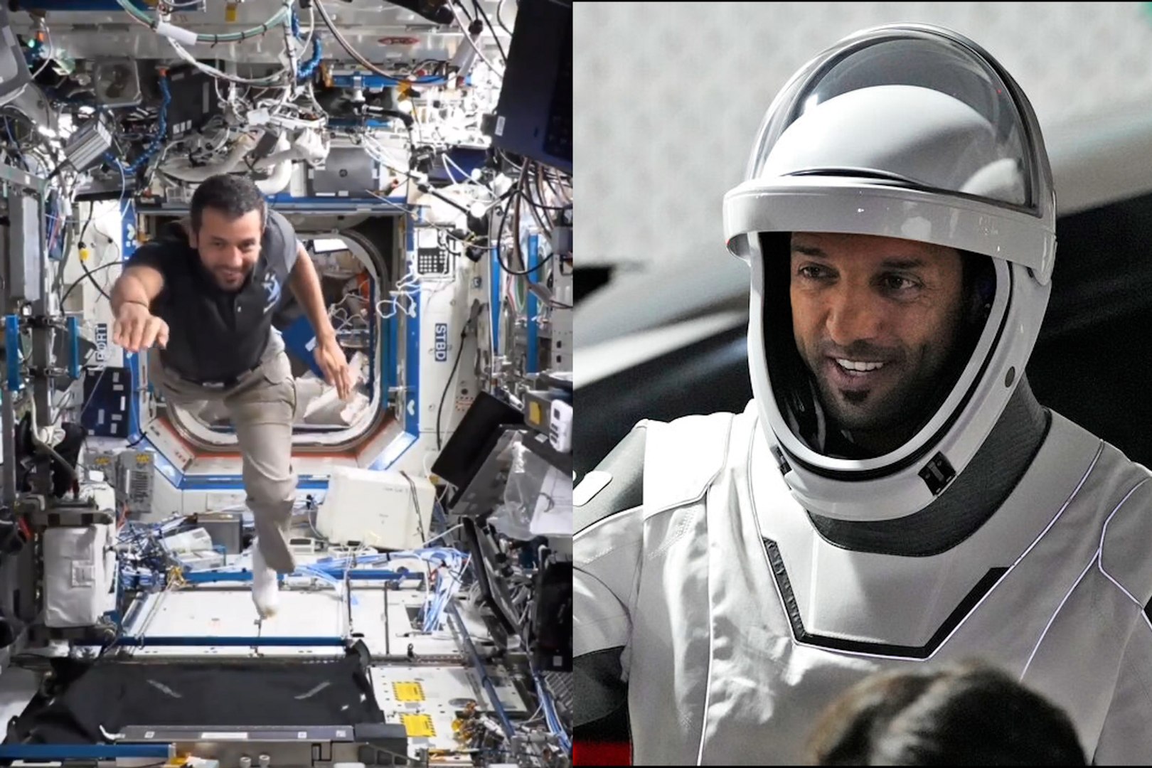 Astronaut's extraordinary demonstration: Swimming, running, and ...