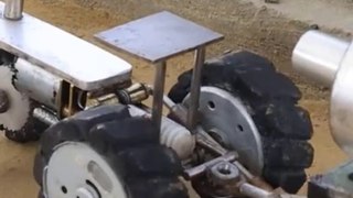 diy tractor diesel engine water pump  project