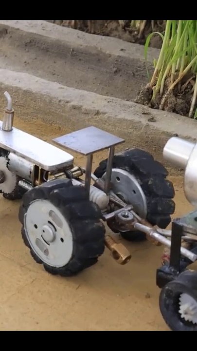 diy tractor diesel engine water pump  project