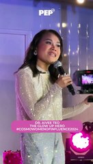 Dr. Aivee Teo, The Glow Up Hero at the Cosmo Women of Influence 2024 event