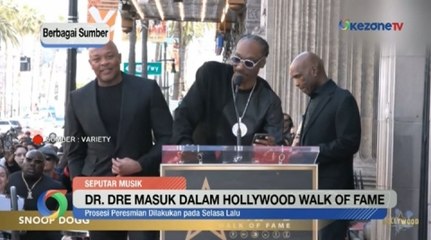 Produser Hip-Hop Dr. Dre Dianugerahi Bintang di Hollywood Walk of Fame