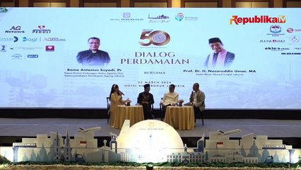 Tokoh Lintas Agama Hadiri Dialog Perdamaian di Hotel Borobudur Jakarta