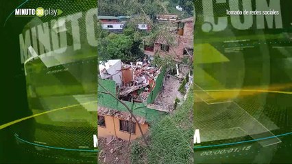 Conductor de una camioneta en Amagá pierde el control y cae sobre una casa La destruyó toda