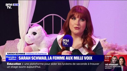 "Je ne me lasserai jamais": de Tiktok à la scène, la chanteuse Sarah Schwab est la nouvelle star de l'imitation