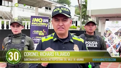 EN LA COMUNA 13 CAPTURAMOS 9 PERSONAS POR EXTORSIÓN