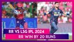 RR vs LSG IPL 2024 Stat Highlights: Sanju Samson, Bowlers Help Rajasthan Royals Win