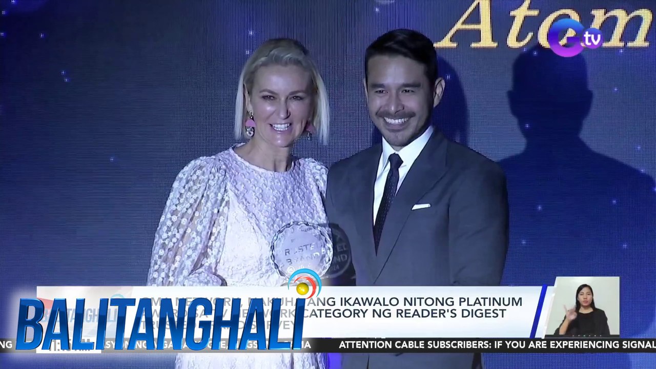 GMA Network, nakuha ang ikawalo nitong platinum award sa TV Network Category ng Reader's Digest Trusted Brand Survey | BT