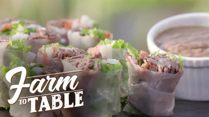 How to Make Pulled-Duck Spring Rolls | Farm To Table