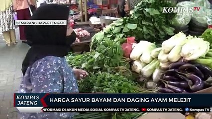 Harga Sayur Bayam dan Daging Ayam Melejit