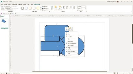 Microsoft Publisher Section 31 Grouping and Ungrouping