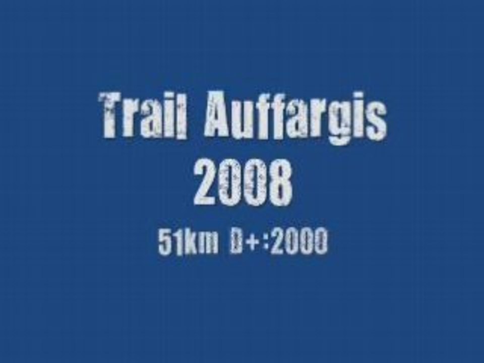 Trail auffargis 2008