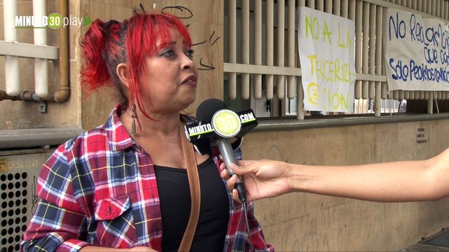 14-01-19 Empleados de la Clínica León XIII protestaron por el no pago de salario