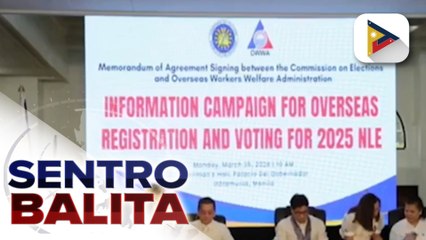 Info drive hinggil sa Overseas Registration ng 2025 midterm elections, paiigtingin